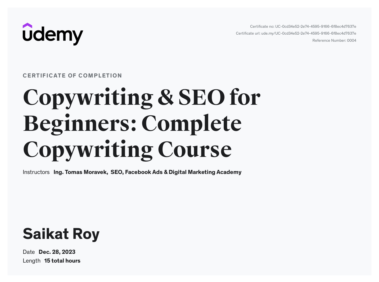 Copywriting & SEO for Beginners: Complete Copywriting Course