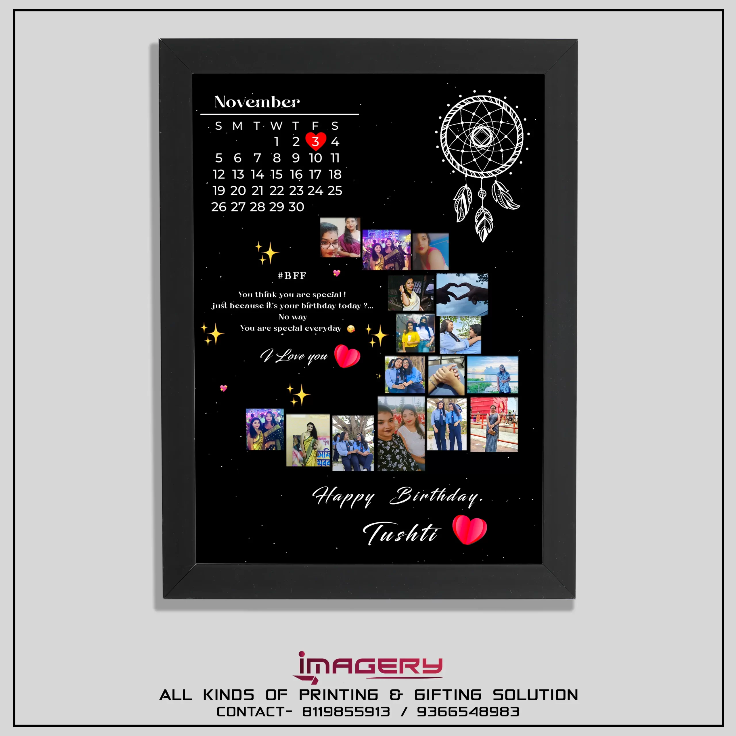 Birthday Gift Frame — Tushti